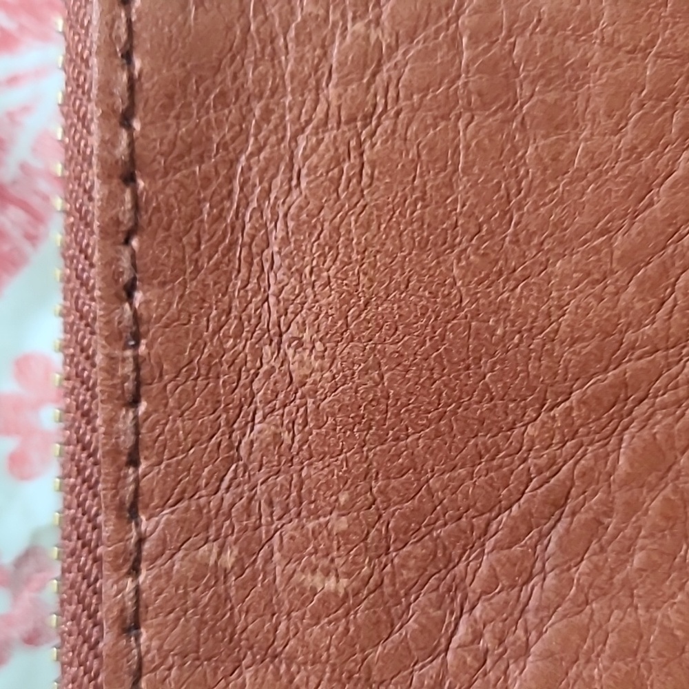 Nwt! Madewell the leather pouch clutch brown - Picture 3 of 9